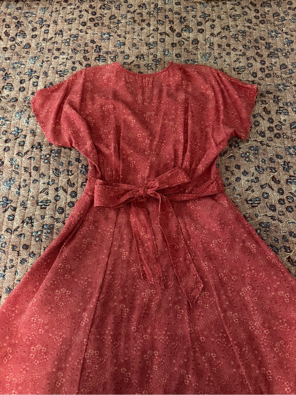 Marine Layer Camila Dress - Coral Red Button-Front Mini - Picture 9 of 12